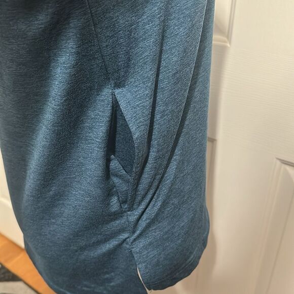 MARINE LAYER Weekend Sport Blue Quarter Zip - Picture 4 of 5